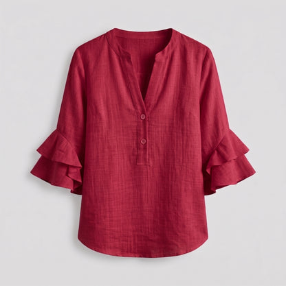 Blusa de lino para mujer - Tatiana