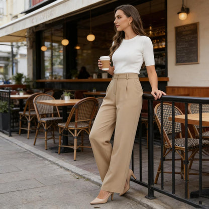 Sami Pantalón Elegante de Oficina